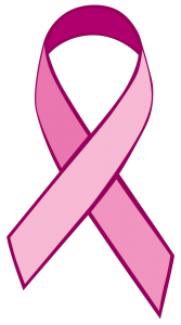 Breast cancer awareness pink ribbon